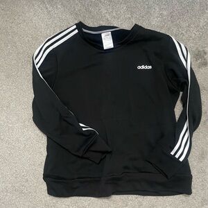 Adidas Black Pullover with White Accents